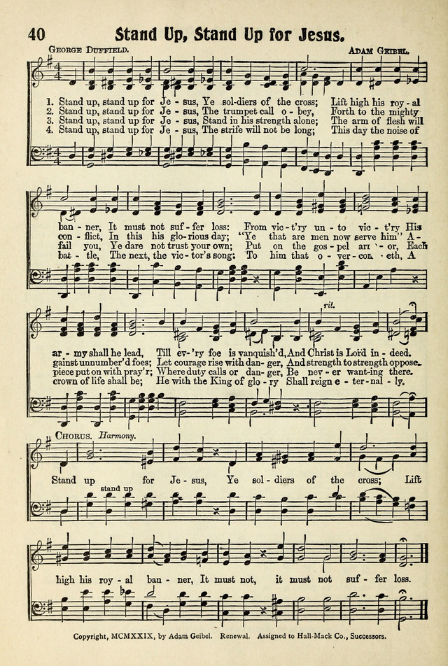 Songs of Faith and Triumph 1, 2 and 3 Combined: Tryout Edition page 40