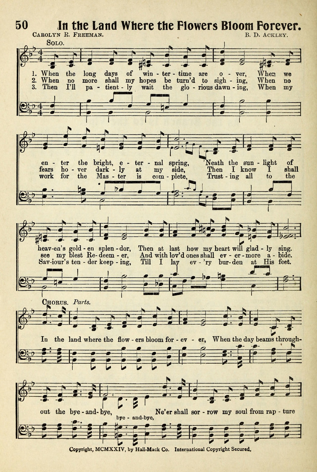 Songs of Faith and Triumph 1, 2 and 3 Combined: Tryout Edition page 50