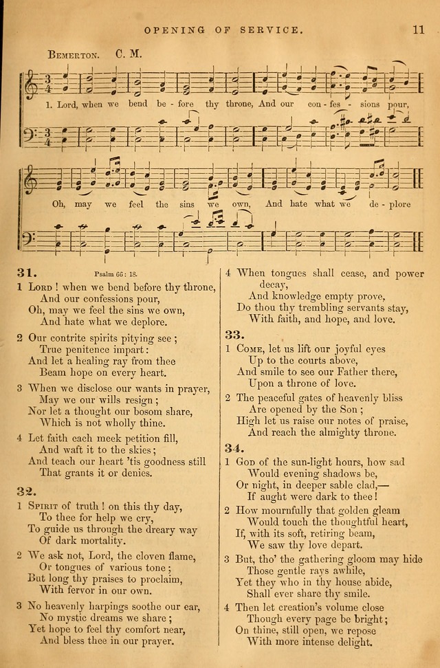 Songs for the Sanctuary: or hymns and tunes for Christian Worship page 12