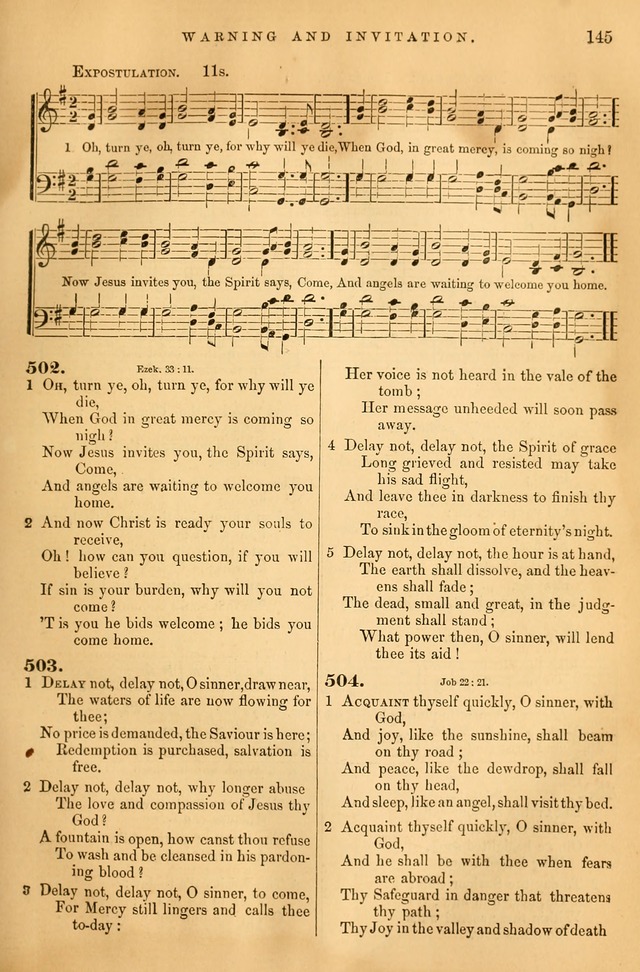 Songs for the Sanctuary: or hymns and tunes for Christian Worship page 146