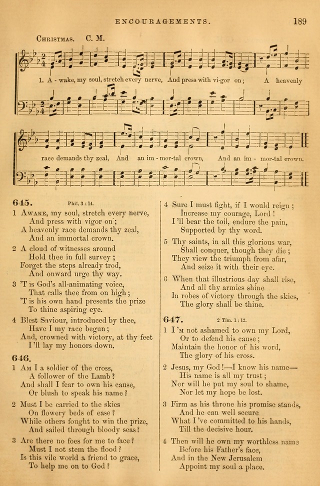 Songs for the Sanctuary: or hymns and tunes for Christian Worship page 190