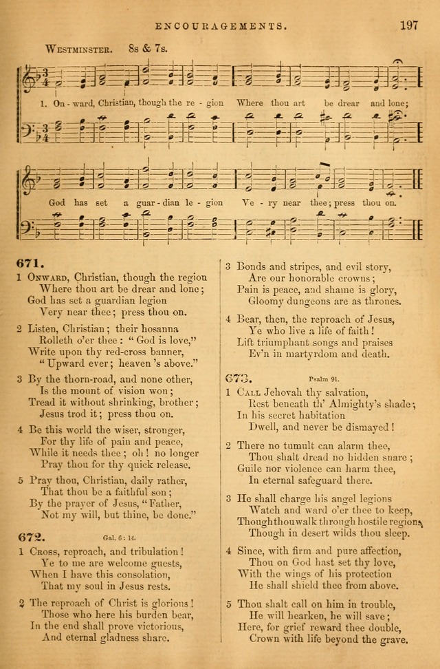 Songs for the Sanctuary: or hymns and tunes for Christian Worship page 198