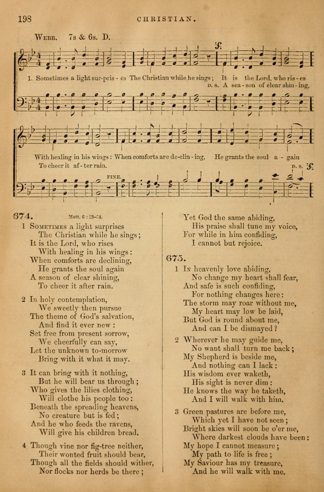 Songs for the Sanctuary: or hymns and tunes for Christian Worship page 199
