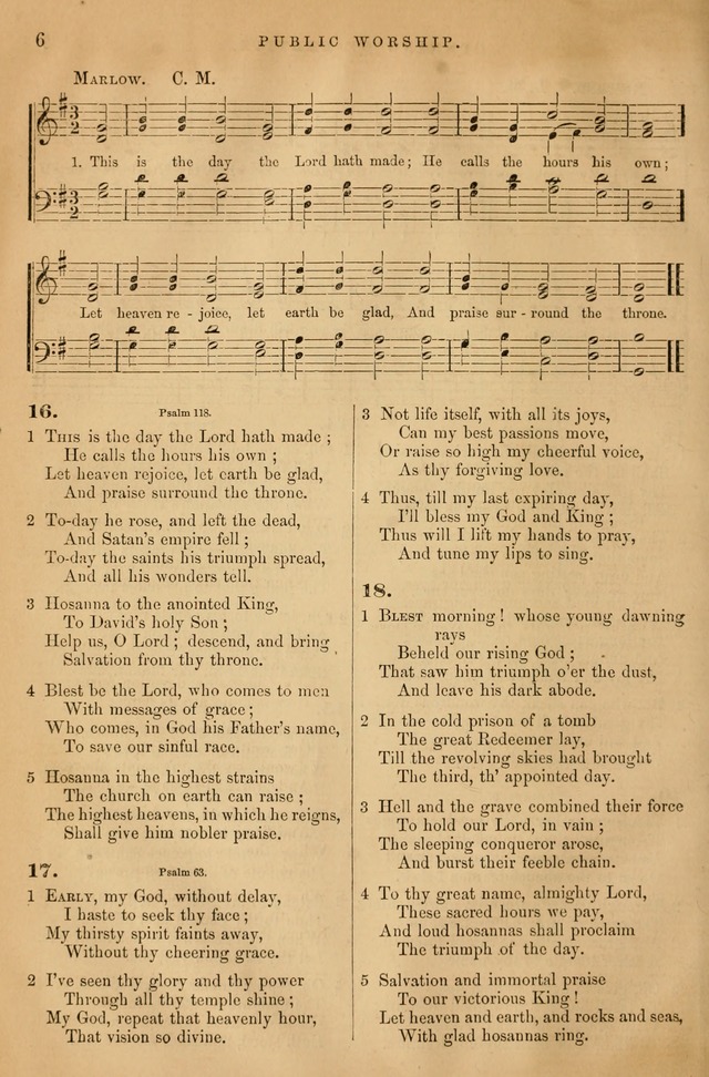 Songs for the Sanctuary: or hymns and tunes for Christian Worship page 5
