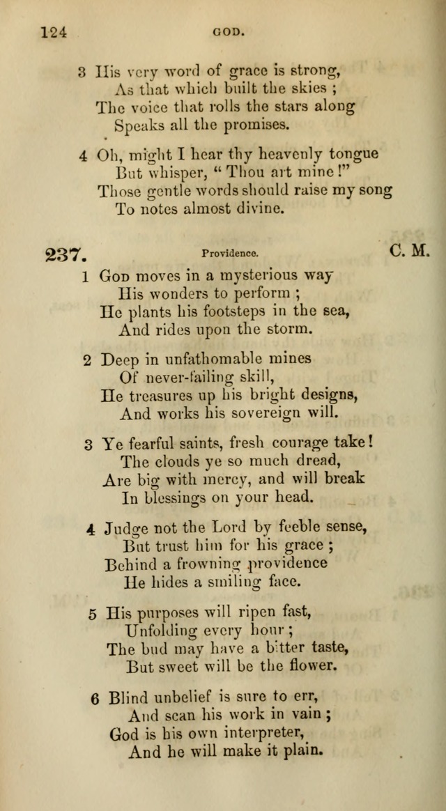 Songs for the Sanctuary; or, Psalms and Hymns for Christian Worship (Words only) page 124