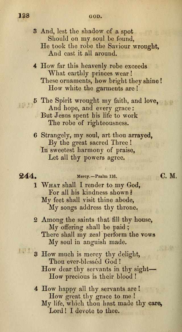 Songs for the Sanctuary; or, Psalms and Hymns for Christian Worship (Words only) page 128