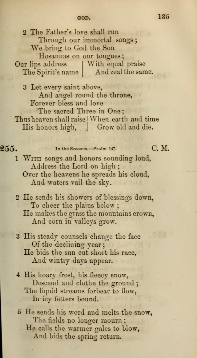 Songs for the Sanctuary; or, Psalms and Hymns for Christian Worship (Words only) page 135