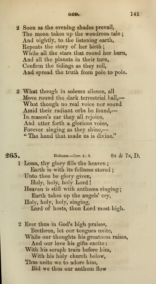 Songs for the Sanctuary; or, Psalms and Hymns for Christian Worship (Words only) page 141