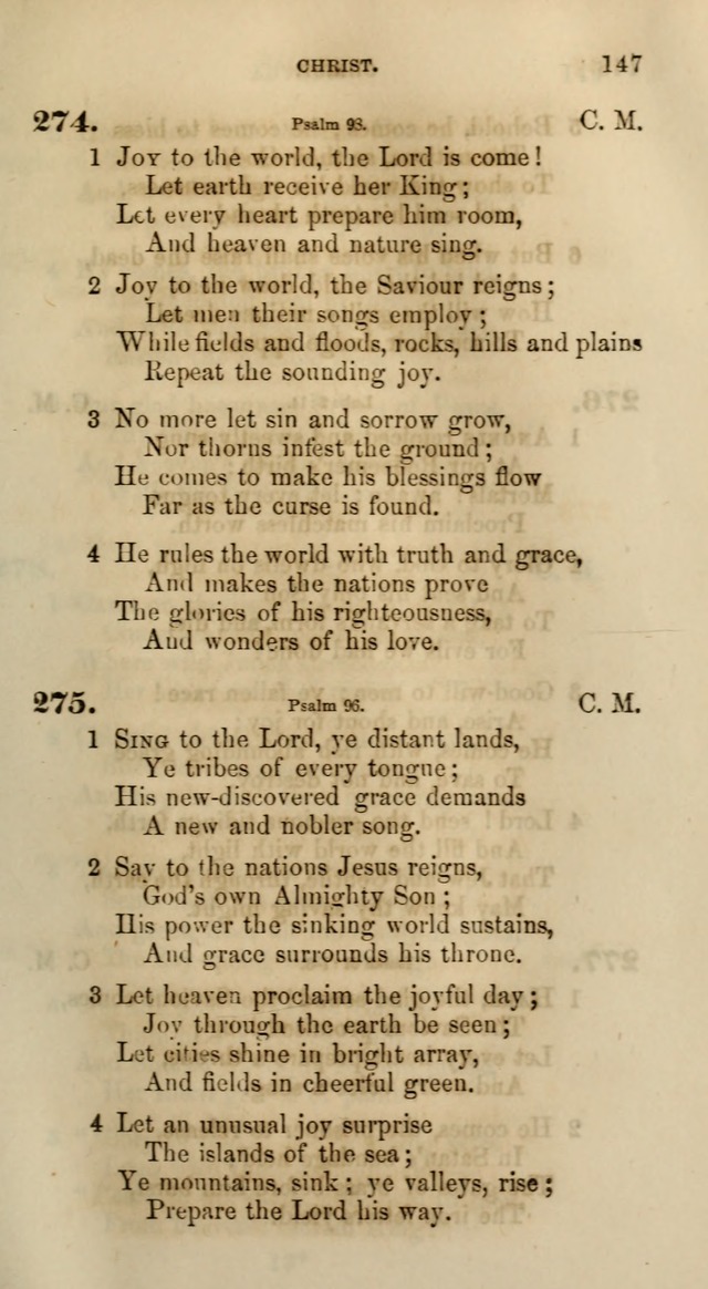 Songs for the Sanctuary; or, Psalms and Hymns for Christian Worship (Words only) page 147
