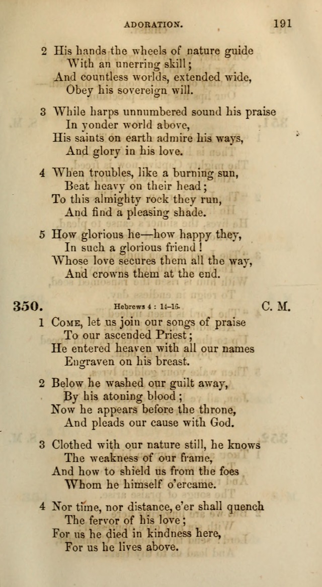 Songs for the Sanctuary; or, Psalms and Hymns for Christian Worship (Words only) page 191