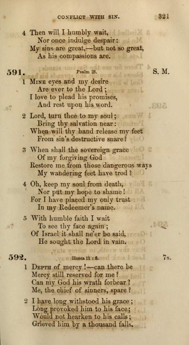 Songs for the Sanctuary; or, Psalms and Hymns for Christian Worship (Words only) page 321