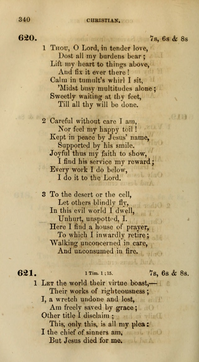 Songs for the Sanctuary; or, Psalms and Hymns for Christian Worship (Words only) page 340