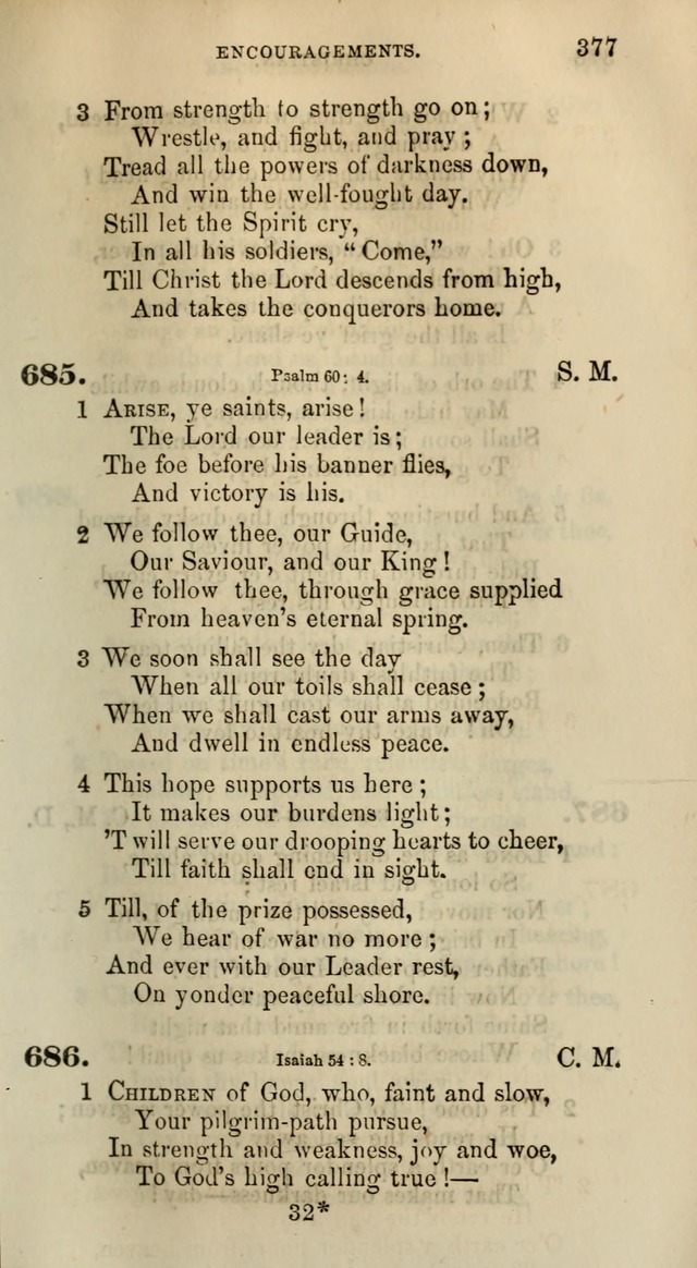 Songs for the Sanctuary; or, Psalms and Hymns for Christian Worship (Words only) page 377