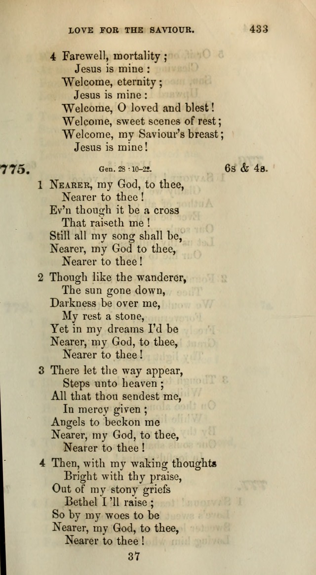Songs for the Sanctuary; or, Psalms and Hymns for Christian Worship (Words only) page 433