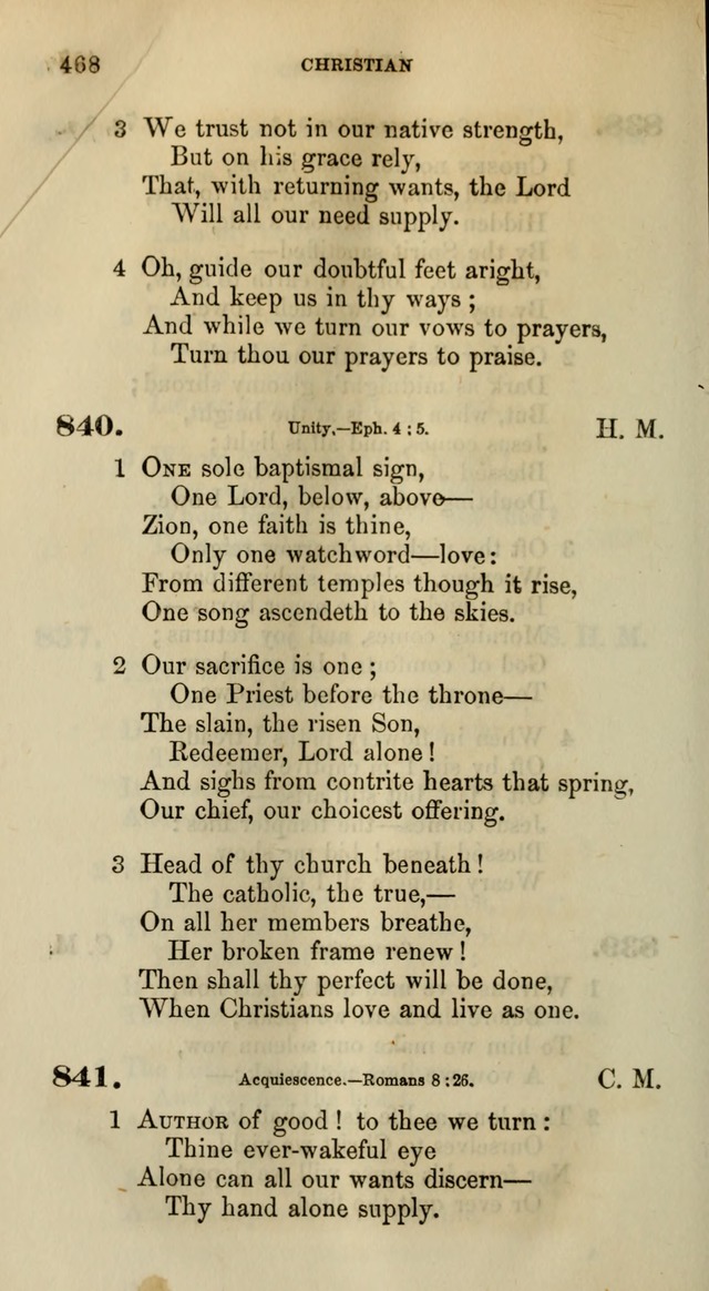 Songs for the Sanctuary; or, Psalms and Hymns for Christian Worship (Words only) page 468