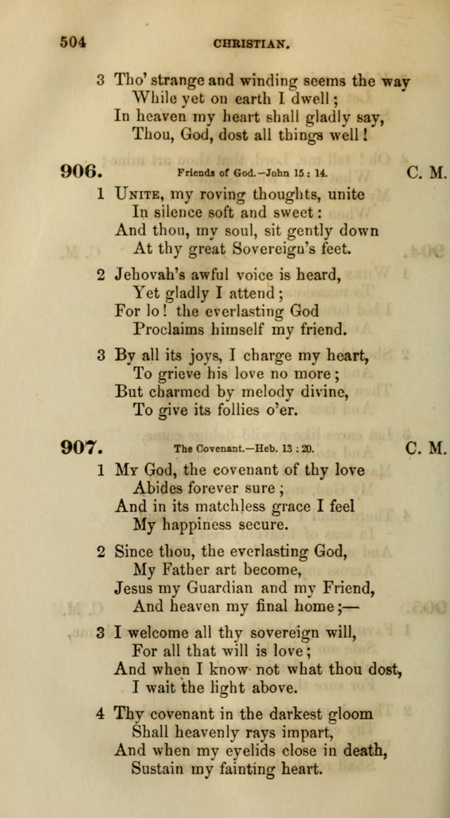 Songs for the Sanctuary; or, Psalms and Hymns for Christian Worship (Words only) page 504
