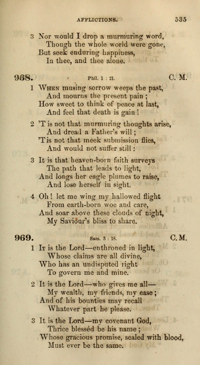 Songs for the Sanctuary; or, Psalms and Hymns for Christian Worship (Words only) page 535