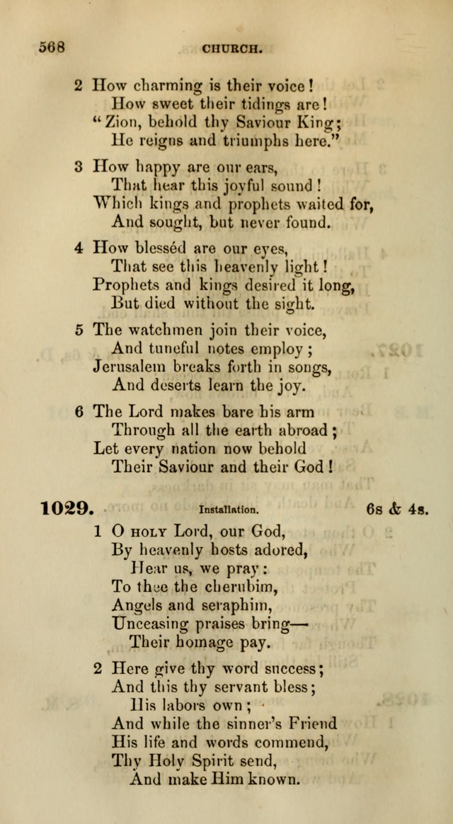 Songs for the Sanctuary; or, Psalms and Hymns for Christian Worship (Words only) page 568