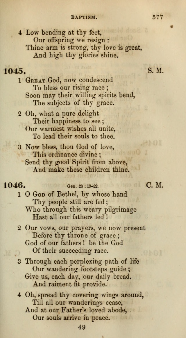 Songs for the Sanctuary; or, Psalms and Hymns for Christian Worship (Words only) page 577