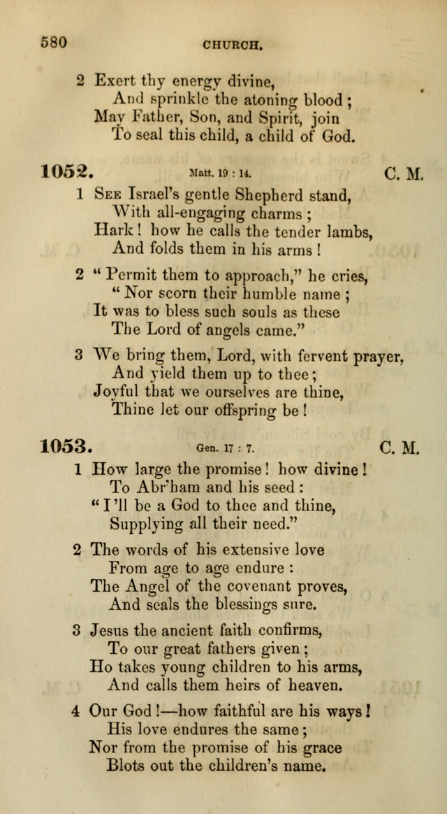 Songs for the Sanctuary; or, Psalms and Hymns for Christian Worship (Words only) page 580