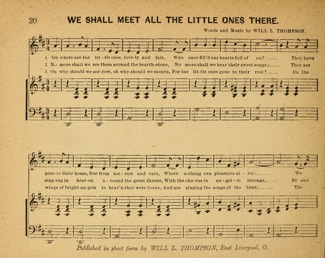 Sparkling Gems Nos.1 & 2 Combined: a new and choice collection of music for Sabbath schools, temperance, and social meetings page 20