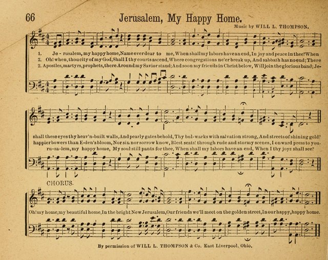 Sparkling Gems Nos.1 & 2 Combined: a new and choice collection of music for Sabbath schools, temperance, and social meetings page 66