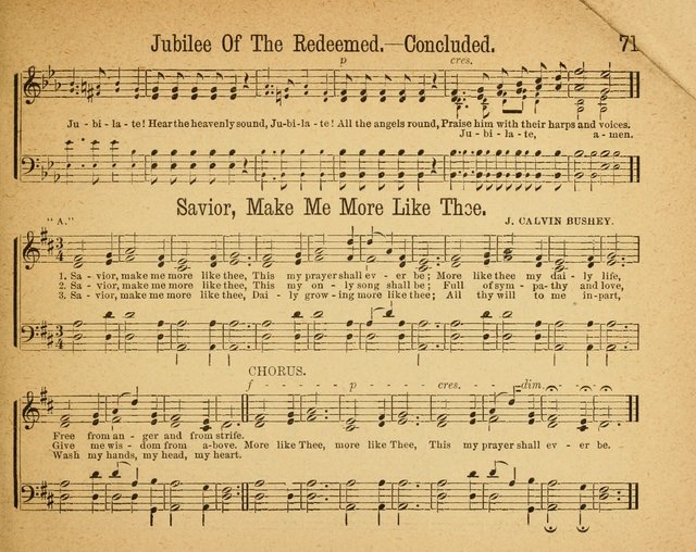 Sparkling Gems Nos.1 & 2 Combined: a new and choice collection of music for Sabbath schools, temperance, and social meetings page 71