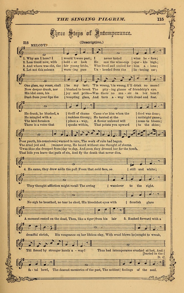 Standard gems, a beautiful present: comprising the Singing pilgrim, Musical leaves, and New standard singer page 122