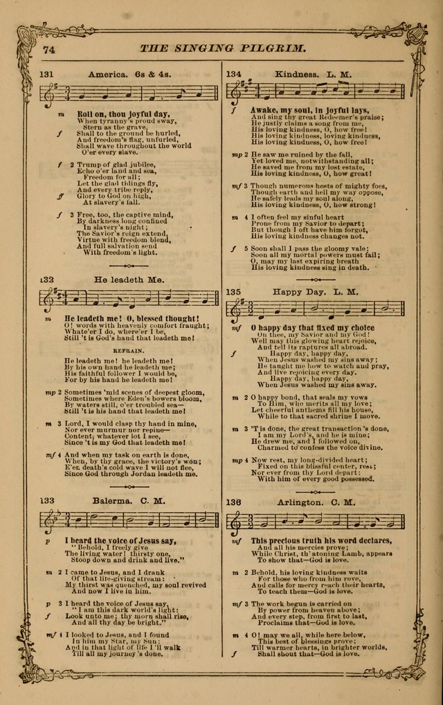Standard gems, a beautiful present: comprising the Singing pilgrim, Musical leaves, and New standard singer page 81