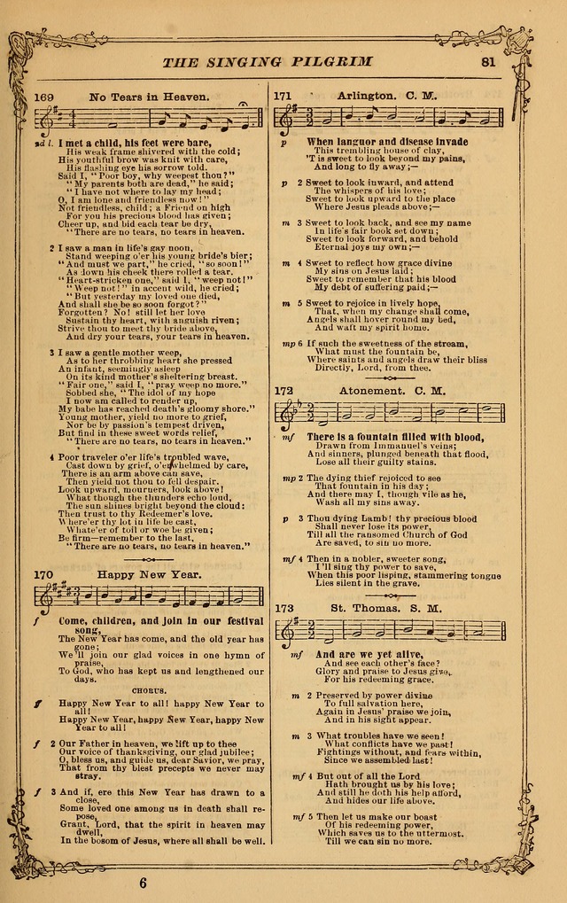 Standard gems, a beautiful present: comprising the Singing pilgrim, Musical leaves, and New standard singer page 88