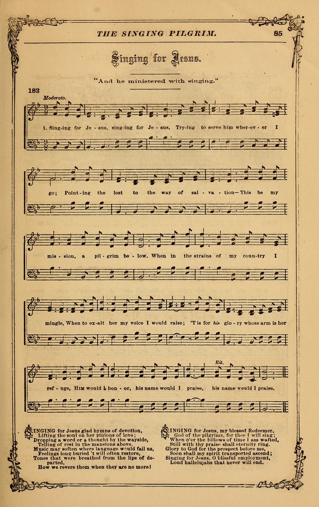 Standard gems, a beautiful present: comprising the Singing pilgrim, Musical leaves, and New standard singer page 92