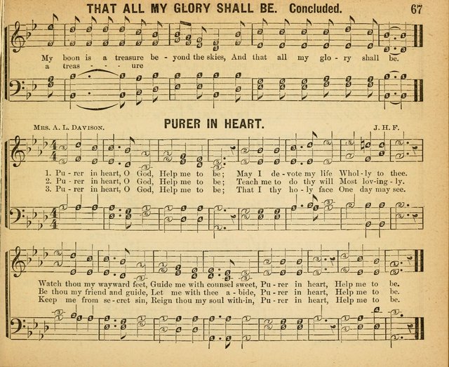 Songs of Gratitude: a Collection of New Songs for Sunday Schools and  worshiping assemblies     Worshiping Assemblies page 67