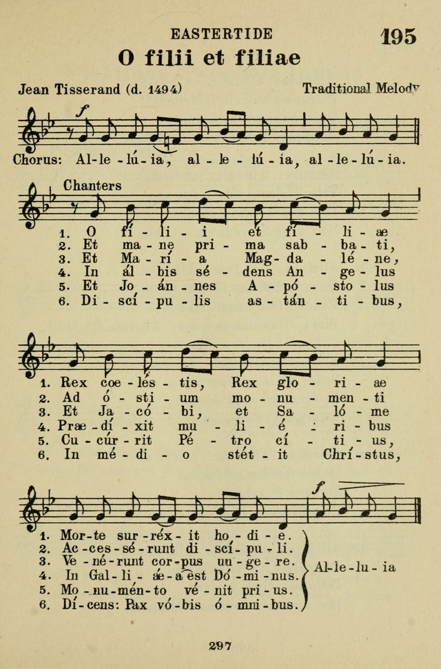 O Filii Et Fili Hymnary Org