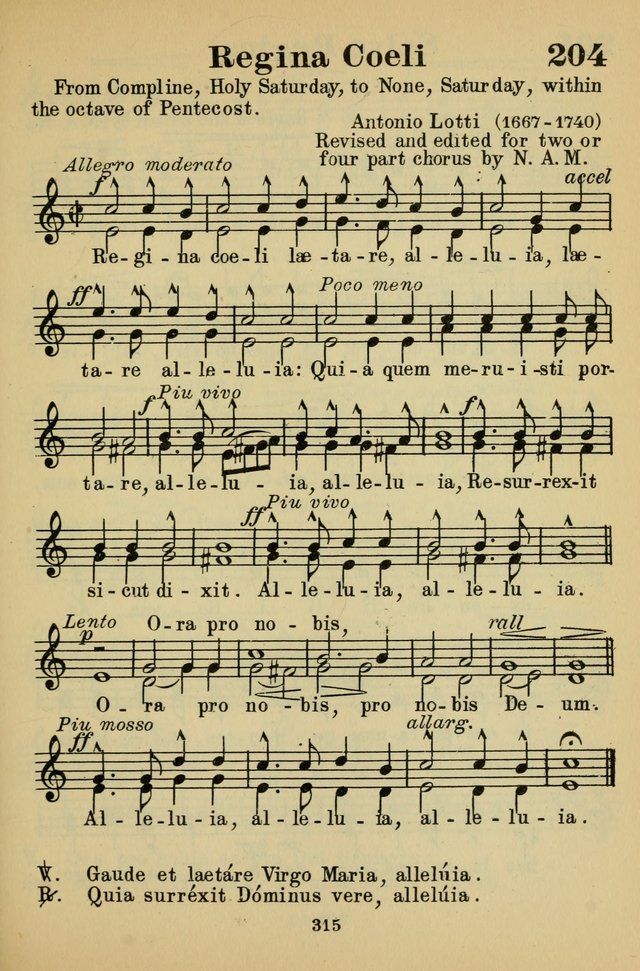 Regina coeli laetare, alleluia] | Hymnary.org