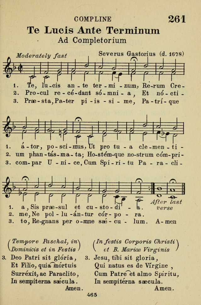 Te lucis ante terminum