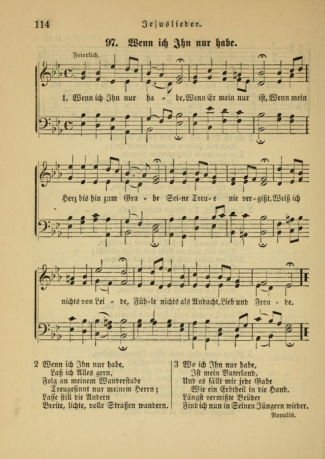 Sonntagsschul-Gesangbuch der Reformirten Kirche in den Vereinigten Staaten page 114