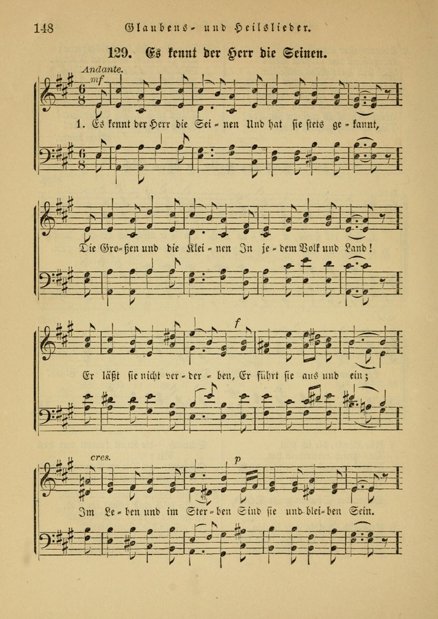 Sonntagsschul-Gesangbuch der Reformirten Kirche in den Vereinigten Staaten page 148