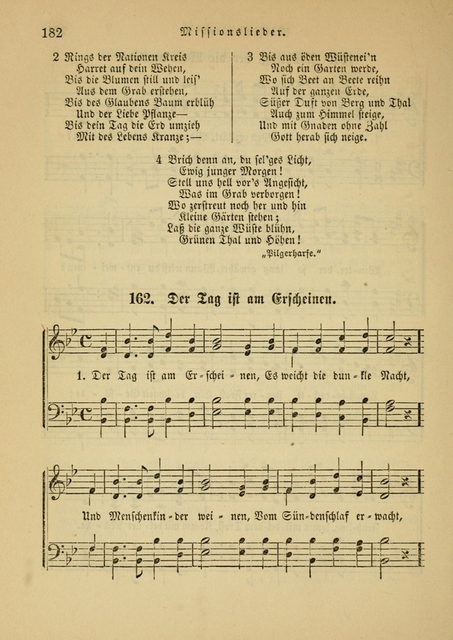 Sonntagsschul-Gesangbuch der Reformirten Kirche in den Vereinigten Staaten page 182