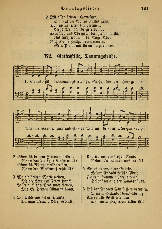 Sonntagsschul-Gesangbuch der Reformirten Kirche in den Vereinigten Staaten page 191