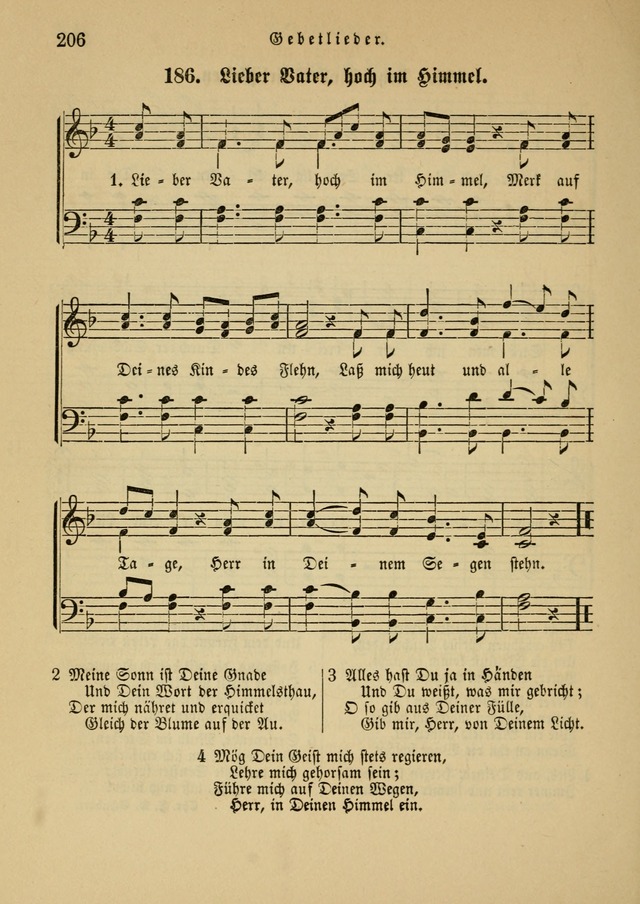 Sonntagsschul-Gesangbuch der Reformirten Kirche in den Vereinigten Staaten page 206
