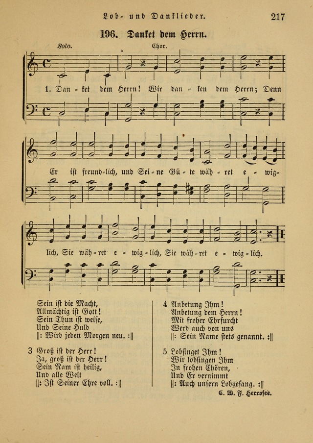 Sonntagsschul-Gesangbuch der Reformirten Kirche in den Vereinigten Staaten page 217