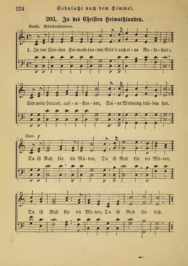 Sonntagsschul-Gesangbuch der Reformirten Kirche in den Vereinigten Staaten page 224