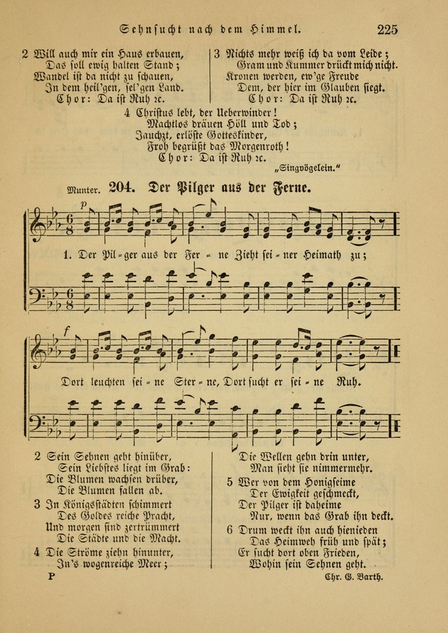 Sonntagsschul-Gesangbuch der Reformirten Kirche in den Vereinigten Staaten page 225