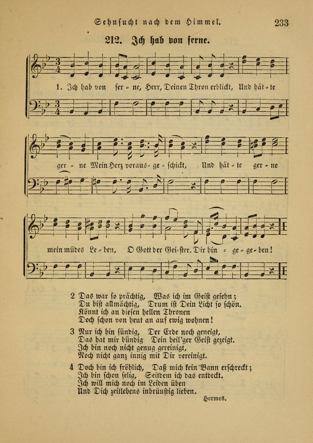 Sonntagsschul-Gesangbuch der Reformirten Kirche in den Vereinigten Staaten page 233