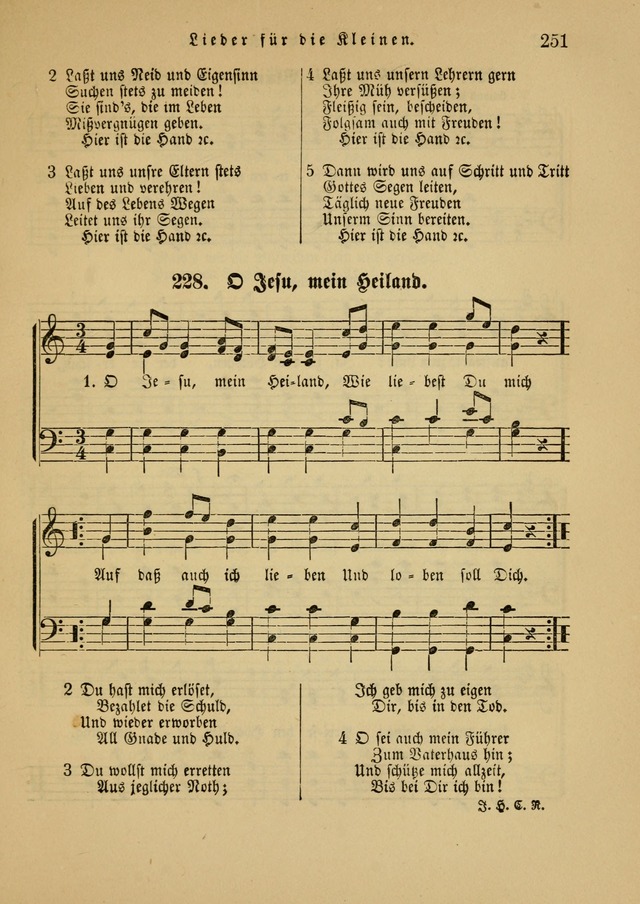 Sonntagsschul-Gesangbuch der Reformirten Kirche in den Vereinigten Staaten page 251