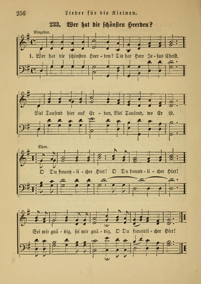 Sonntagsschul-Gesangbuch der Reformirten Kirche in den Vereinigten Staaten page 256