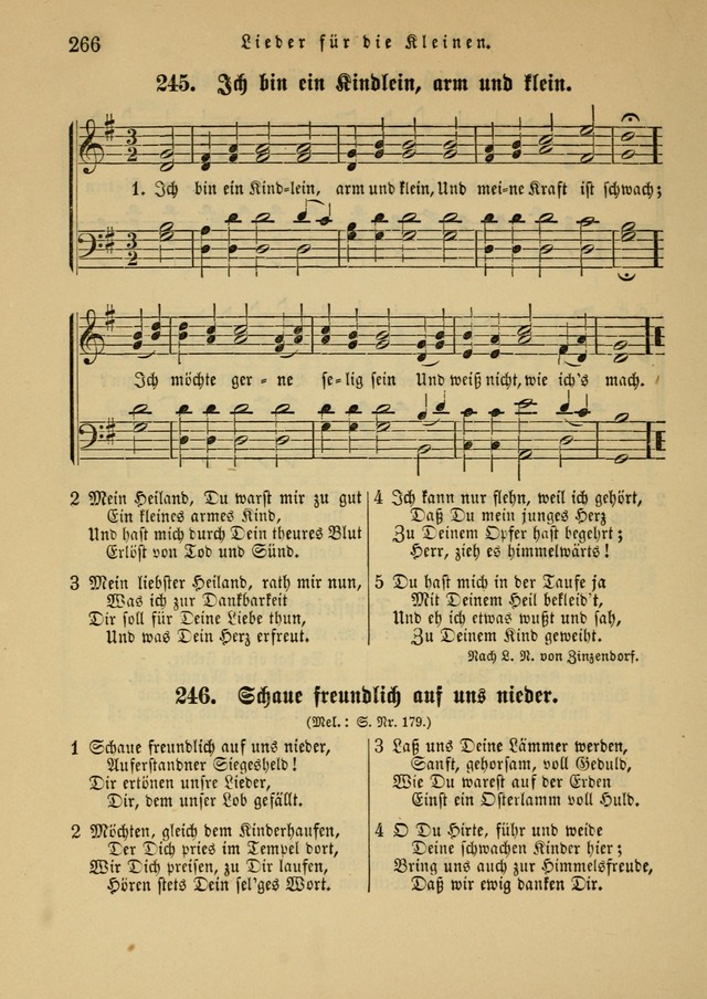 Sonntagsschul-Gesangbuch der Reformirten Kirche in den Vereinigten Staaten page 266