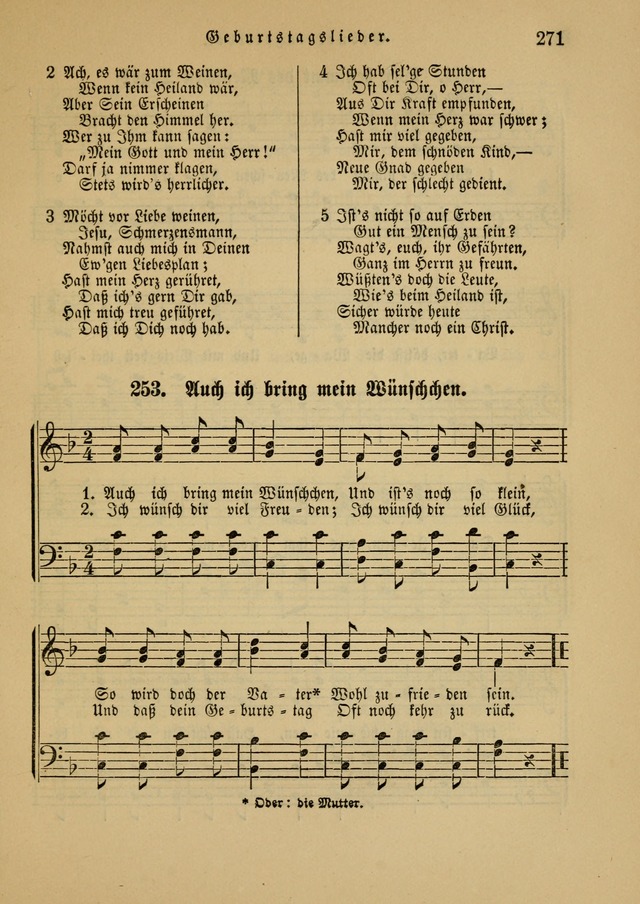 Sonntagsschul-Gesangbuch der Reformirten Kirche in den Vereinigten Staaten page 271
