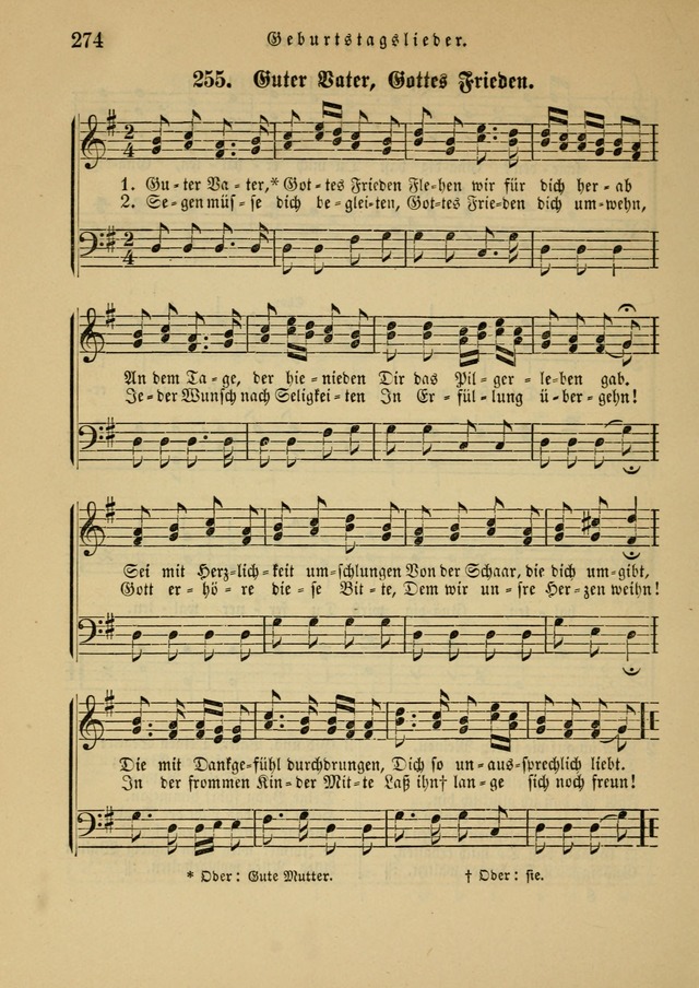 Sonntagsschul-Gesangbuch der Reformirten Kirche in den Vereinigten Staaten page 274