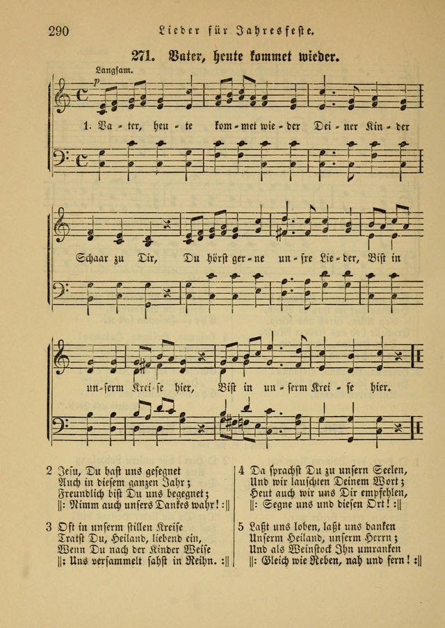 Sonntagsschul-Gesangbuch der Reformirten Kirche in den Vereinigten Staaten page 290